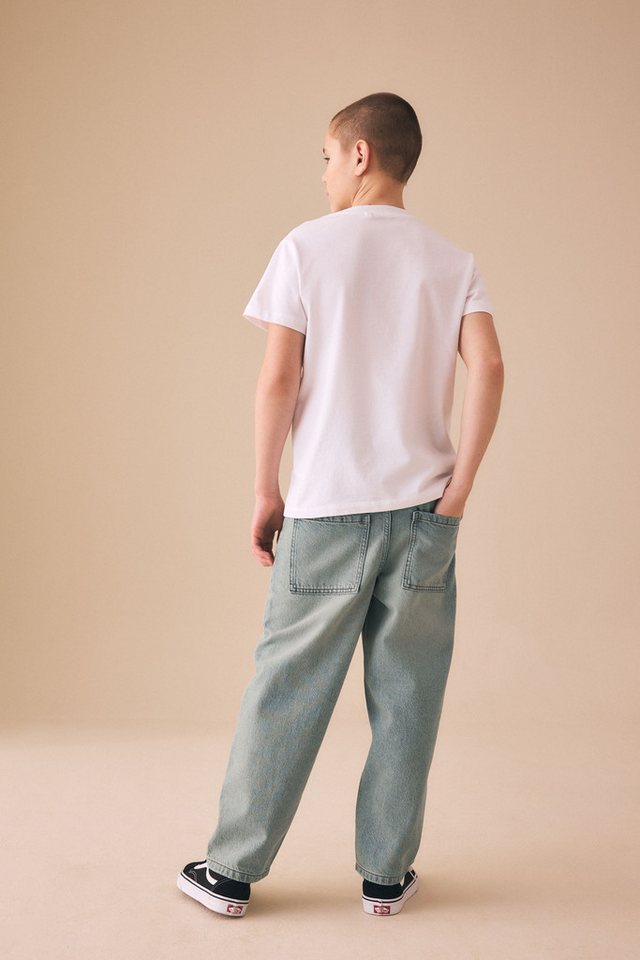 Next Tapered-fit-Jeans Authentische Jeans, Baggy Fit mit konischem Bein (1-tlg) – Bild 5 von 5
