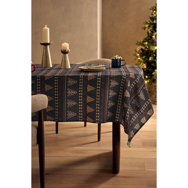 Next Tischdecke Abwischbare Tischdecke Weihnachten Norwegermuster (1-tlg)