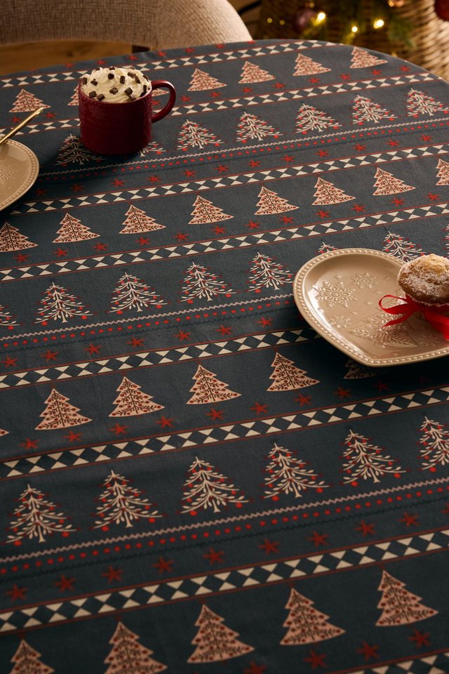 Next Tischdecke Abwischbare Tischdecke Weihnachten Norwegermuster (1-tlg) – Bild 2 von 4