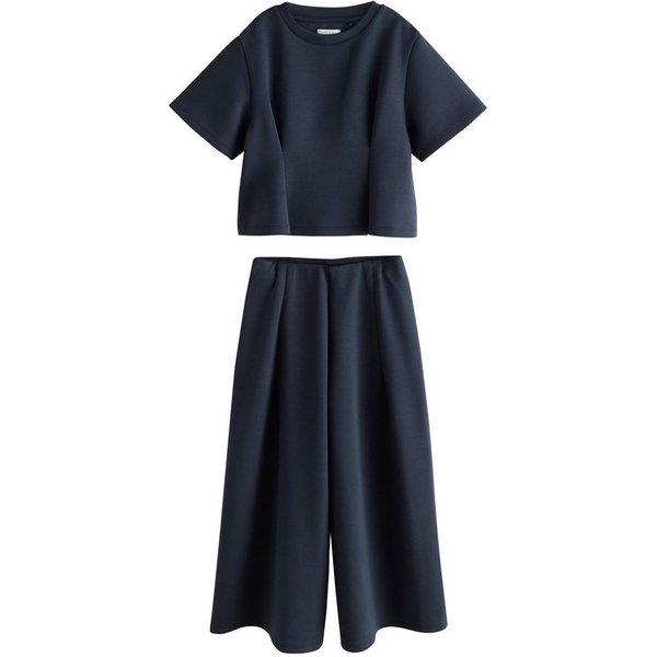 Next Top & Hose Set mit plissiertem, weitem Bein (2-tlg)