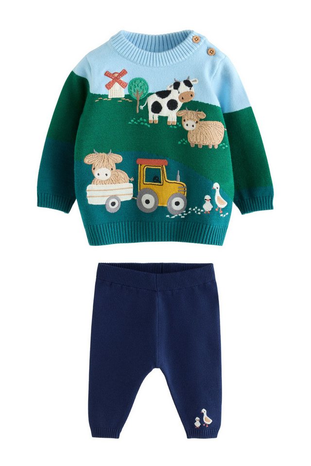 Next Top & Leggings Baby-Set mit Strickpullover und Leggings (2-tlg) – Bild 3 von 5