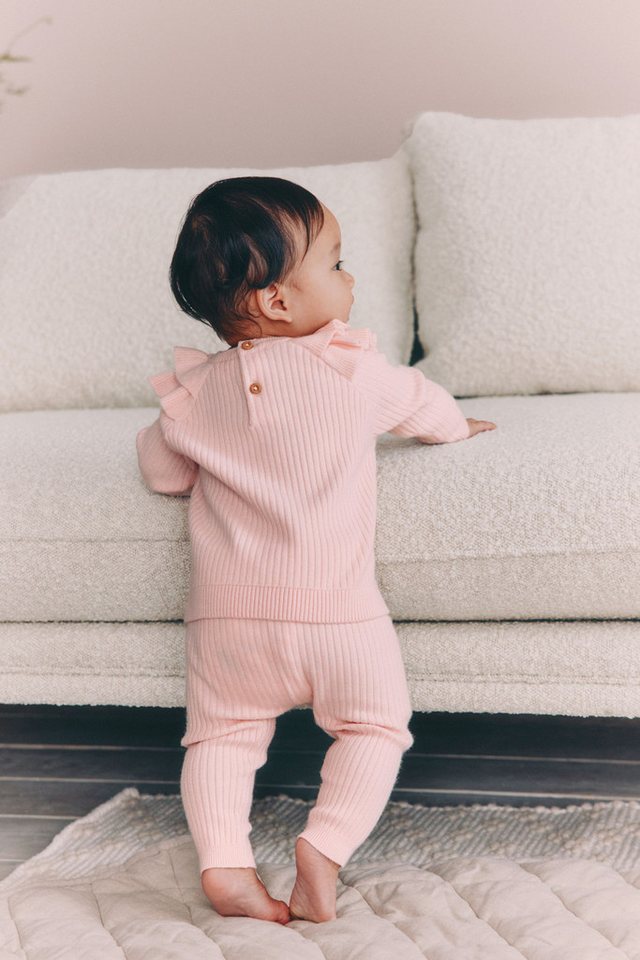 Next Top & Leggings Baby-Strickpullover und Leggings, 2-teiliges Set (2-tlg) – Bild 2 von 5