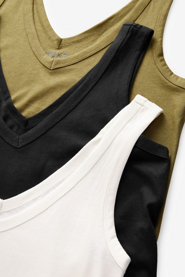 Next Trägertop Lässige Trägertops aus Modal, 3er-Pack (3-tlg) – Bild 3 von 5