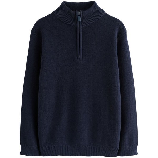 Next Troyer Pullover mit 1/4-Reißverschluss (1-tlg)