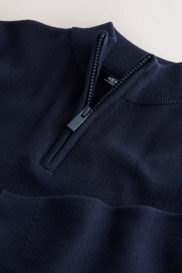 Next Troyer Pullover mit 1/4-Reißverschluss (1-tlg) – Bild 4 von 4
