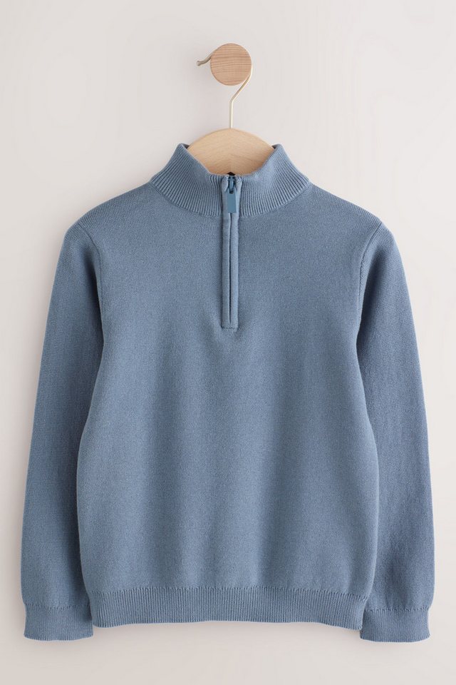 Next Troyer Pullover mit 1/4-Reißverschluss (1-tlg) – Bild 5 von 5
