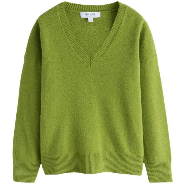 Next V-Ausschnitt-Pullover N. Premium Pullover mit V-Ausschnitt aus (1-tlg)