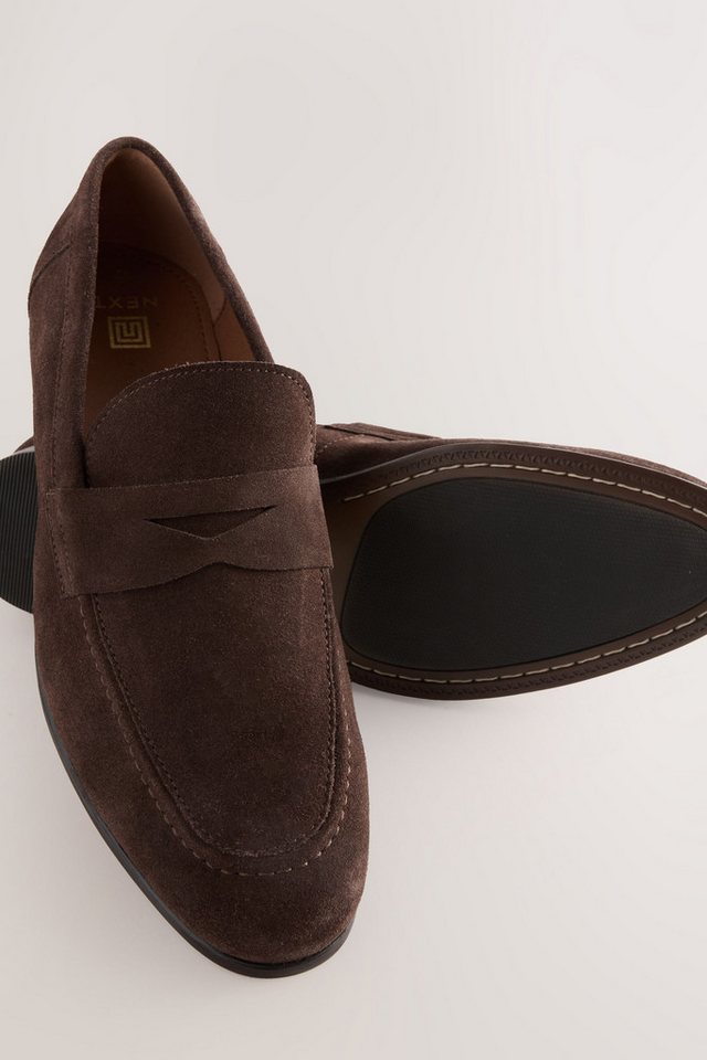 Next Veloursleder-Loafers Loafer – Bild 5 von 5