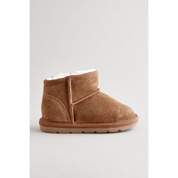 Next Velourslederstiefel mit warmem Futter Stiefel