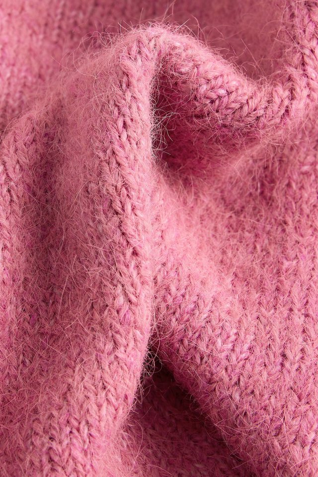 Next Vokuhila-Pullover Schößchenoberteil mit U-Ausschnitt und Alpakawolle (1-tlg) – Bild 3 von 5