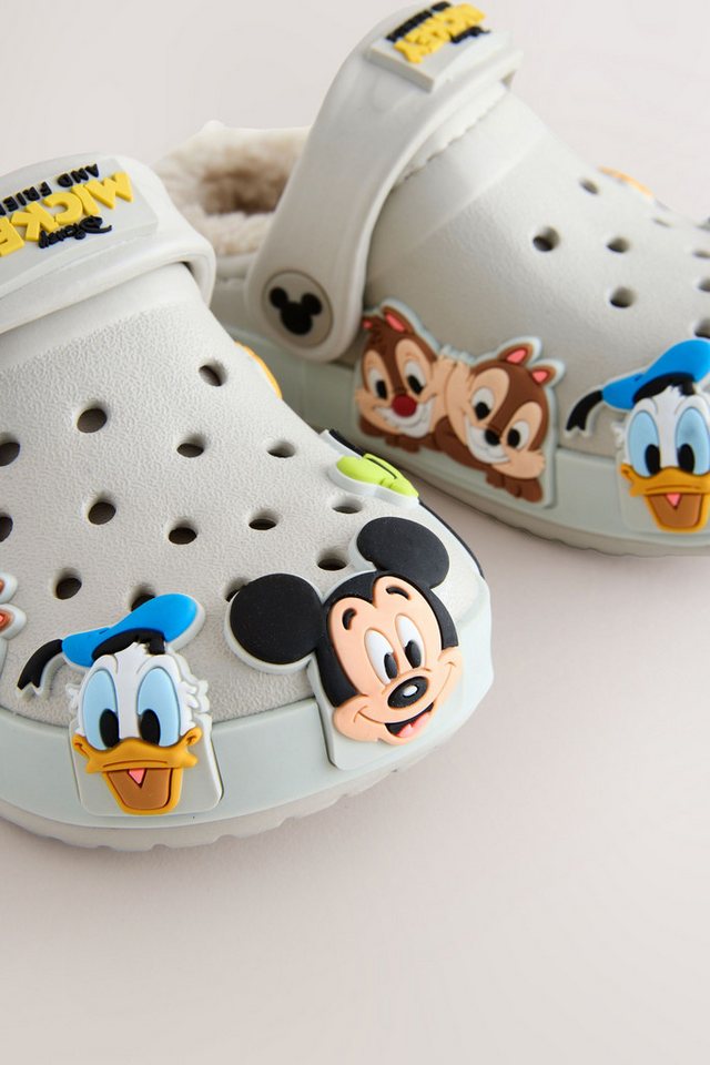 Next Warm gefütterte Hausschuhe-Clogs, Mickey Hausschuh – Bild 5 von 5