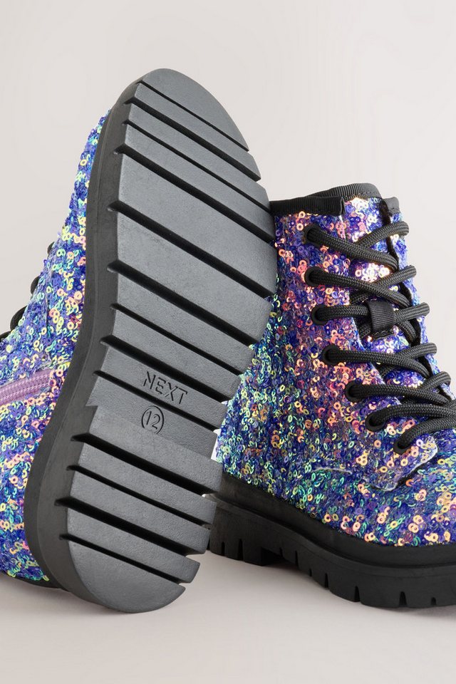 Next Warm gefütterte Schnürstiefel Schnürstiefel – Bild 2 von 5