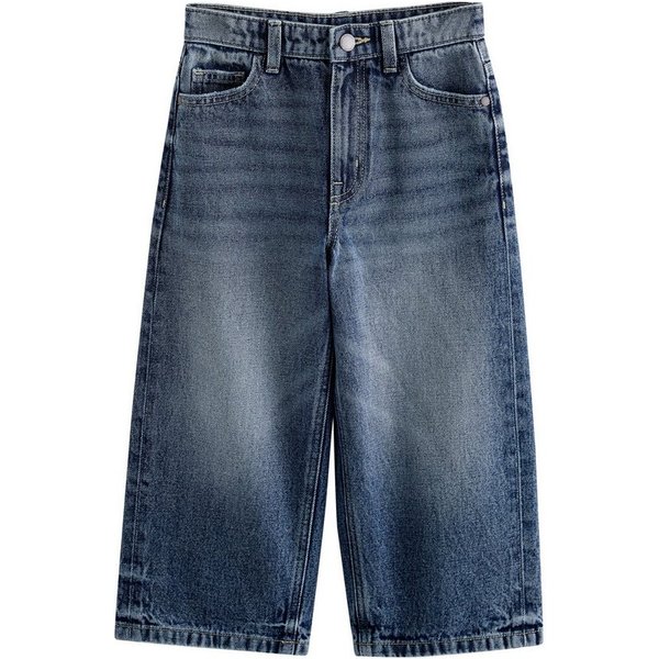 Next Weite Jeans Authentic Jeans 100 % Baumwolle – Super Wide Fit (1-tlg)