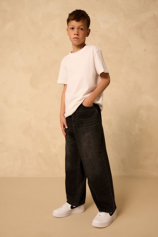 Next Weite Jeans Authentic Jeans 100 % Baumwolle – Super Wide Fit (1-tlg) – Bild 5 von 5