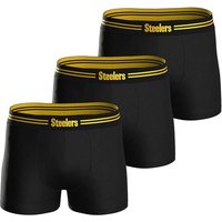 NFL Herren Boxershorts, 3er Pack - NFL Teams, Boxers, Football, Logo, Baumwollmischung, Größe 2XL in Bunt
