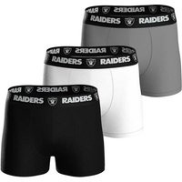 NFL Herren Boxershorts, 3er Pack - NFL Teams, Boxers, Football, Logo, Baumwollmischung, Größe 2XL in Bunt
