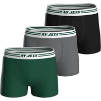 NFL Herren Boxershorts, 3er Pack - NFL Teams, Boxers, Football, Logo, Baumwollmischung, Größe M in Bunt