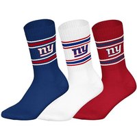 NFL Unisex Socken, 3er Pack - NFL Teams, 3Pack Crew Socks, Football, Logo, Baumwollmischung, Größe 39-42 in Bunt