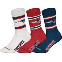 NFL Unisex Socken, 3er Pack - NFL Teams, 3Pack Crew Socks, Football, Logo, Baumwollmischung, Größe 39-42 in Bunt