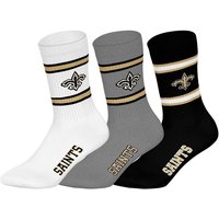 NFL Unisex Socken, 3er Pack - NFL Teams, 3Pack Crew Socks, Football, Logo, Baumwollmischung, Größe 43-46 in Bunt