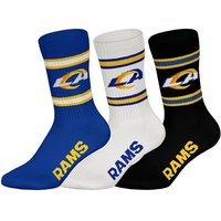 NFL Unisex Socken, 3er Pack - NFL Teams, 3Pack Crew Socks, Football, Logo, Baumwollmischung, Größe 39-42 in Bunt