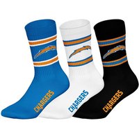 NFL Unisex Socken, 3er Pack - NFL Teams, 3Pack Crew Socks, Football, Logo, Baumwollmischung, Größe 43-46 in Bunt