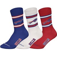 NFL Unisex Socken, 3er Pack - NFL Teams, 3Pack Crew Socks, Football, Logo, Baumwollmischung, Größe 43-46 in Bunt