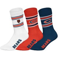 NFL Unisex Socken, 3er Pack - NFL Teams, 3Pack Crew Socks, Football, Logo, Baumwollmischung, Größe 39-42 in Bunt