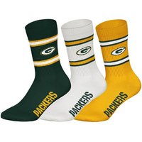 NFL Unisex Socken, 3er Pack - NFL Teams, 3Pack Crew Socks, Football, Logo, Baumwollmischung, Größe 39-42 in Bunt