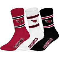 NFL Unisex Socken, 3er Pack - NFL Teams, 3Pack Crew Socks, Football, Logo, Baumwollmischung, Größe 43-46 in Bunt