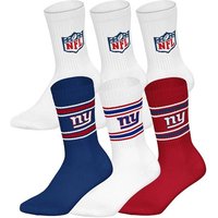 NFL Unisex Socken, 6er Pack - NFL Teams, 6Pack Crew Socks, Football, Logo, Baumwollmischung, Größe 39-42 in Weiß