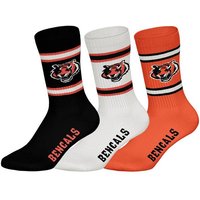 NFL Unisex Socken, 3er Pack - NFL Teams, 3Pack Crew Socks, Football, Logo, Baumwollmischung, Größe 43-46 in Bunt