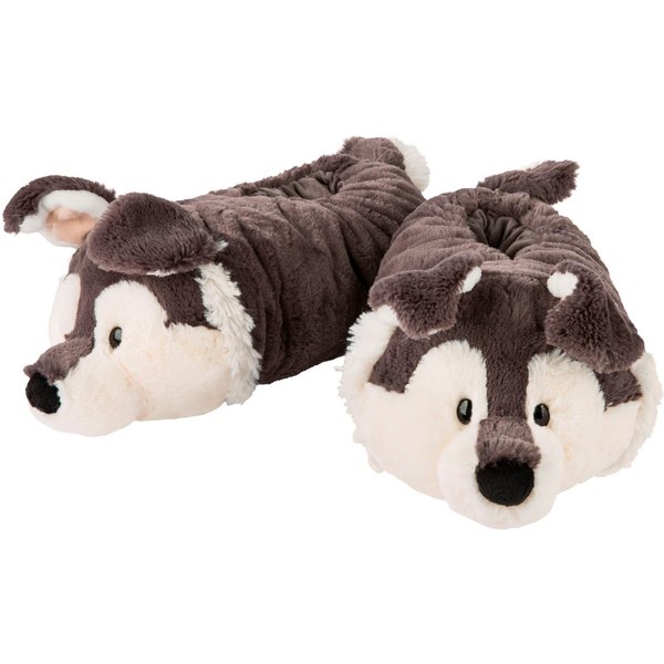 Nici Husky Swante figürlich, Größe 38-41 Plüsch Hausschuhe