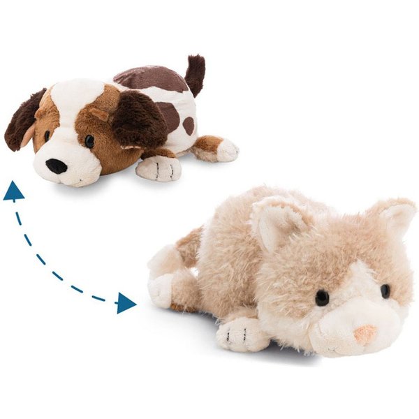 Nici Kuscheltier Twistimals, 25 cm, mit Wendefunktion 2in1