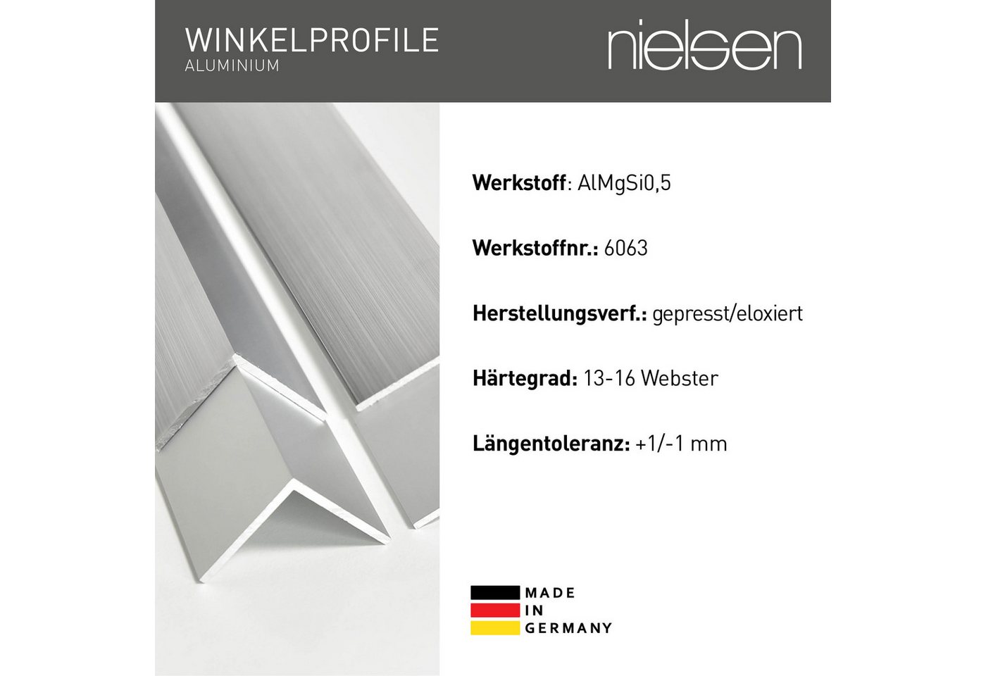 nielsen Winkelprofil Alu Winkelprofil – Bild 2 von 5
