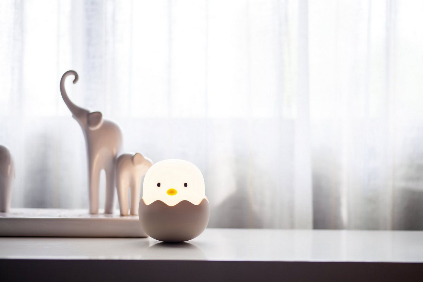 niermann LED Nachtlicht Eggy Egg, LED fest integriert, Kinderzimmer, Kinderlampe – Bild 4 von 5