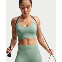 NIKE Damen BH Pro Seamless, Größe XS in Grün