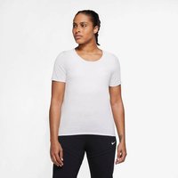 NIKE Damen DF RUN DVN TOP SS, Größe XS in Weiß
