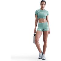 NIKE Damen Shirt Pro, Größe M in Blau