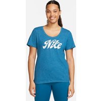 NIKE Damen Shirt W NK DF TEE SCRIPT, Größe XS in Pink
