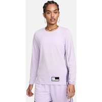 NIKE Damen Sweatshirt Dri-FIT Warm-Up, Größe XL in Lila