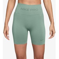 NIKE Damen Tight Pro Seamless, Größe XL in Grün