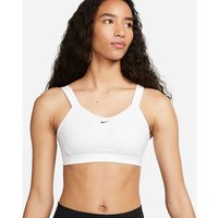 NIKE Damen Top W NK DF ALPHA BRA, Größe M/A in Weiß