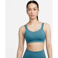 NIKE Damen Top W NK DF ALPHA BRA, Größe S/C in Blau