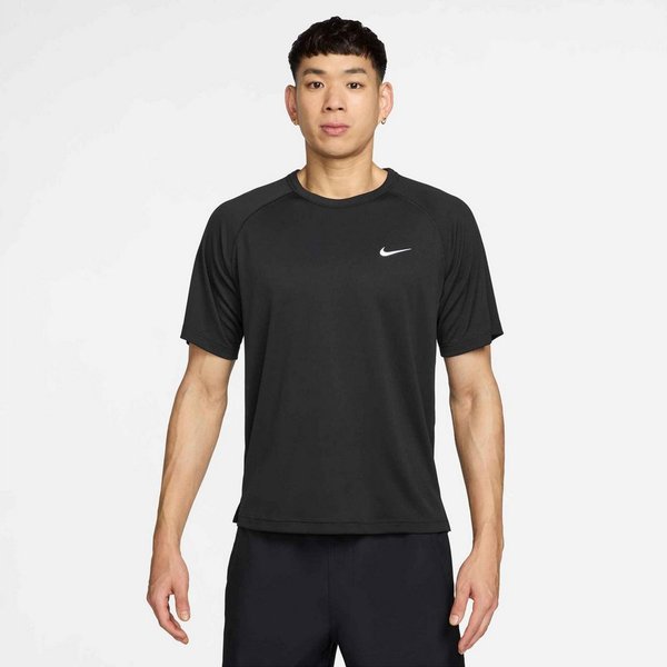 Nike Funktionsshirt M NK DF FLEX SS TOP Basic-Passform, Kurzarm, sportlich, mit Reißverschluss