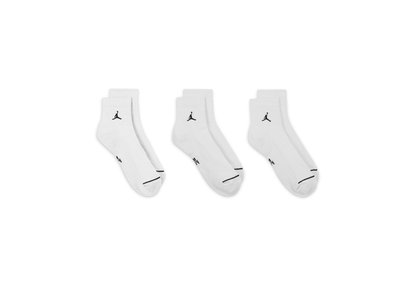 Nike Funktionssocken U J ED CUSH POLY ANKLE 3PR 144 Knöchelsocken im 3er-Pack, schweißableitendes Material – Bild 4 von 5