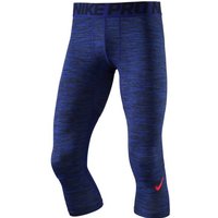 NIKE Herren 3/4-Tights HYPERCOOL SPACE DYE, Größe S in Blau