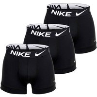 NIKE Herren Boxer Shorts, 5er Pack - Essential Micro Trunks, Dri-Fit Micro, Logobund, einfarbig, Größe M in Schwarz