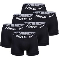 NIKE Herren Boxer Shorts, 6er Pack - Trunks, Dri-Fit Micro, Logobund, Größe L in Schwarz