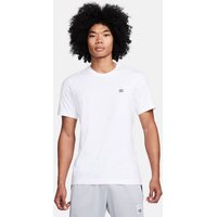NIKE Herren Fanshirt M NK TEE ST 5, Größe M in Weiß